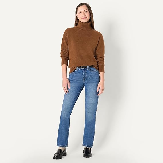 Relaxed Fit Turtleneck Sweater