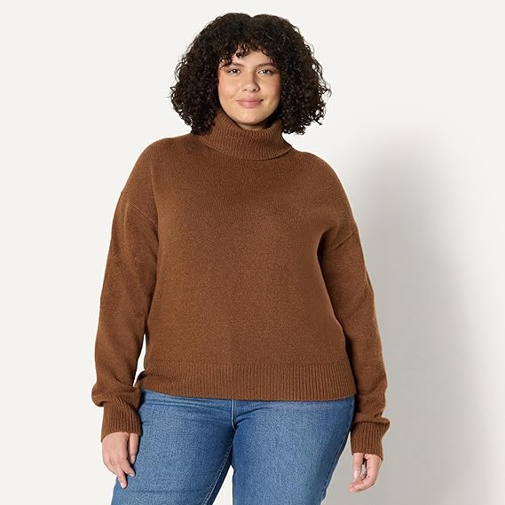 Relaxed Fit Turtleneck Sweater